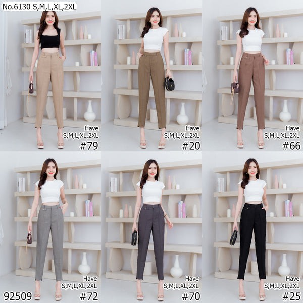 Miss Daisy : No.6130 กางเกงขายาว 9ส่วน | Cropped Pants