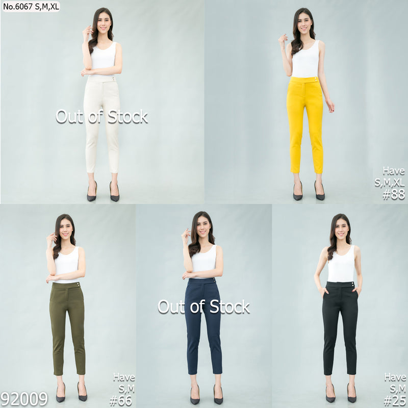 Maristar : No.6067 กางเกงขายาว 9ส่วน | Cropped Pants