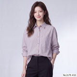 Maristar : No.2175 เสื้อแขนยาวพิมพ์ลาย | Printed Long Sleeve Blouse
