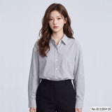 Vertier : No.81100 เสื้อแขนยาวพิมพ์ลาย | Printed Long Sleeve Blouse