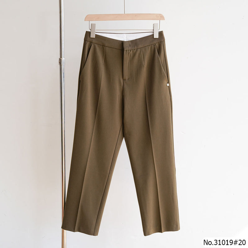 Vertier : No.31019 กางเกงขายาว 9ส่วน | Cropped Pants