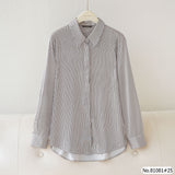 Vertier : No.81081 เสื้อแขนยาวพิมพ์ลาย | Printed Long Sleeve Blouse