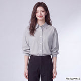 Vertier : No.81099 เสื้อแขนยาวพิมพ์ลาย | Printed Long Sleeve Blouse