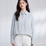 Vertier : No.81105 เสื้อแขนยาวพิมพ์ลาย | Printed Long Sleeve Blouse